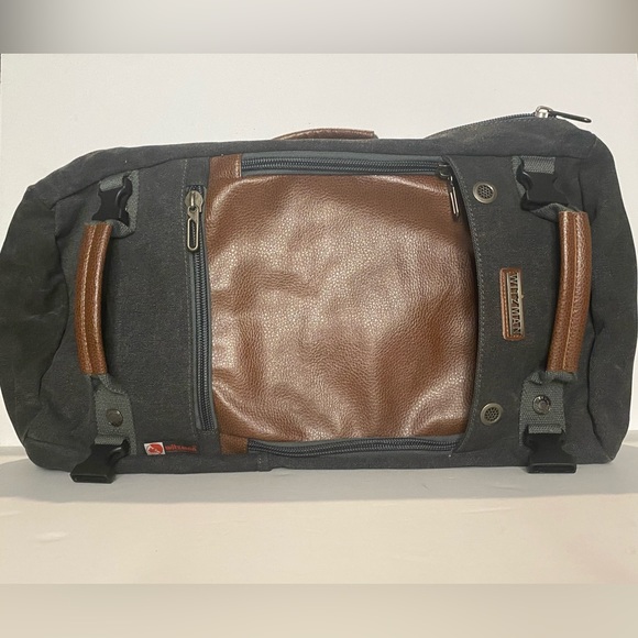 Witzman Bags Witzman Travel Backpack For Men Canvas Rucksack Vintage Duffel Bag Poshmark